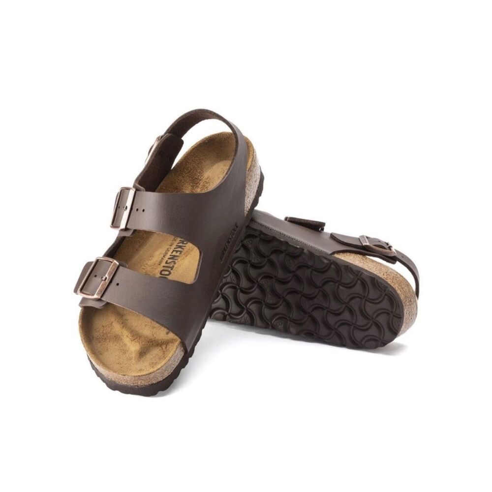 Birkenstock Milano Birko Flor Brown - As New